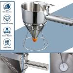 قطعة قمع مقاومة للصدأ